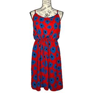Pixley (M) Dirulo Tie Waist Sundress Stitch Fix Poppy Print Spaghetti Sleeveless